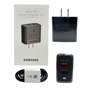Cargador negro samsung de 65w
