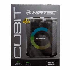 Bafles Niatec Cube 16W RMS Bluetooth