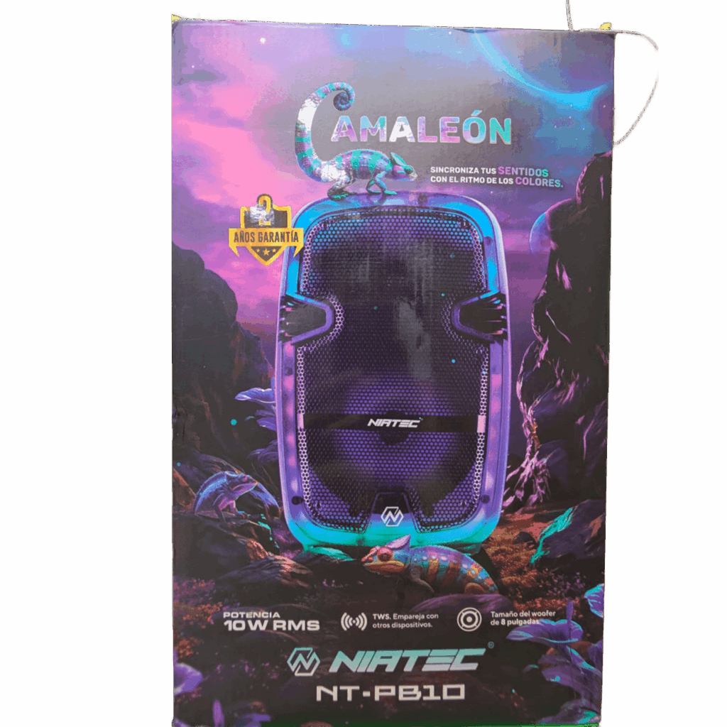 Bafles Niatec Camaleón NT-PB10 10W RMS 8 Pulgadas