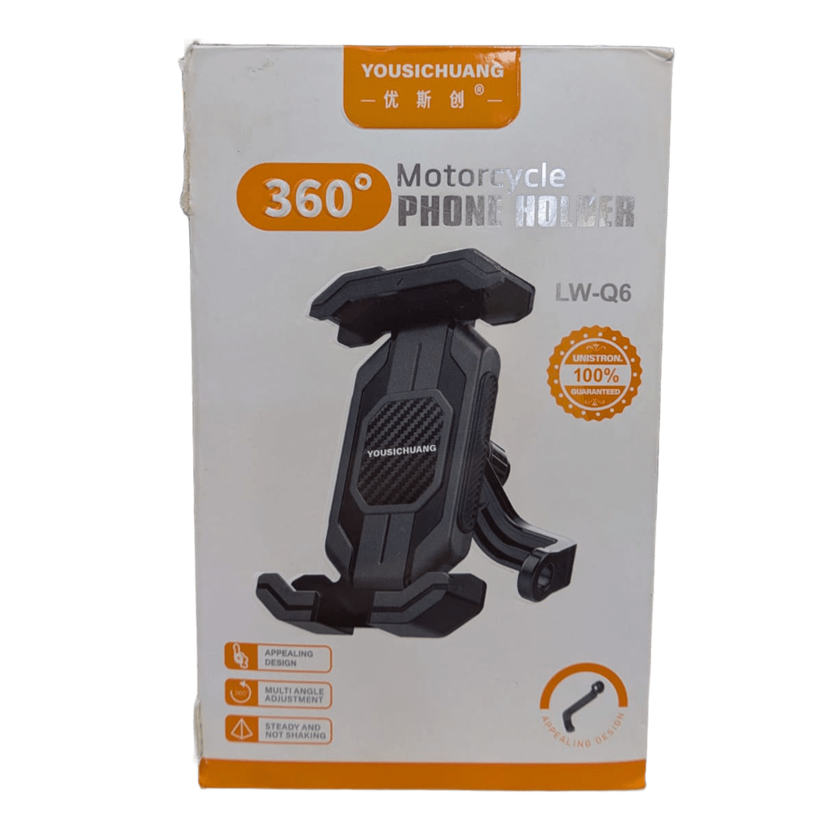 Soporte para Celular Moto LW-Q6 360° Motorcycle Phone Holder