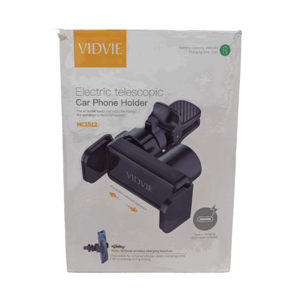 Soporte para Celular de Carro Vidvie HC1512 Eléctrico Telescópico