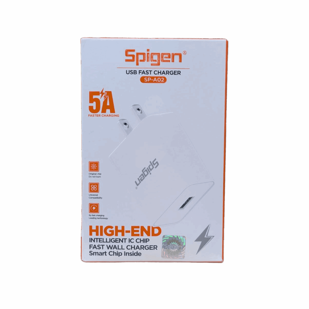 Cargador de Pared Spigen SP-A02 USB Fast Charger 5A