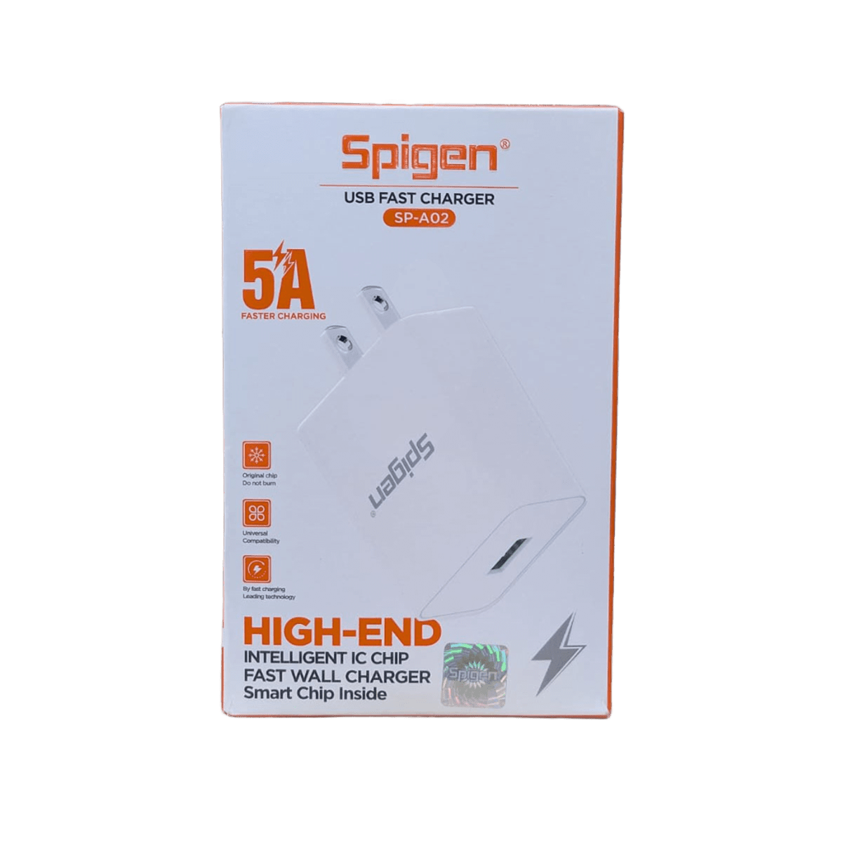 Cargador de Pared Spigen SP-A02 USB Fast Charger 5A