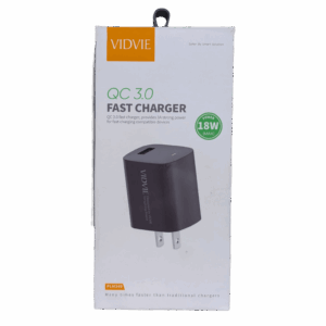 Cargador de Pared Vidvie PLM349 QC 3.0 Fast Charger 18W