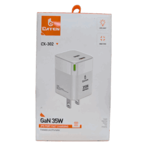 Cargador GaN 35W CX-302 Baten Dual PD