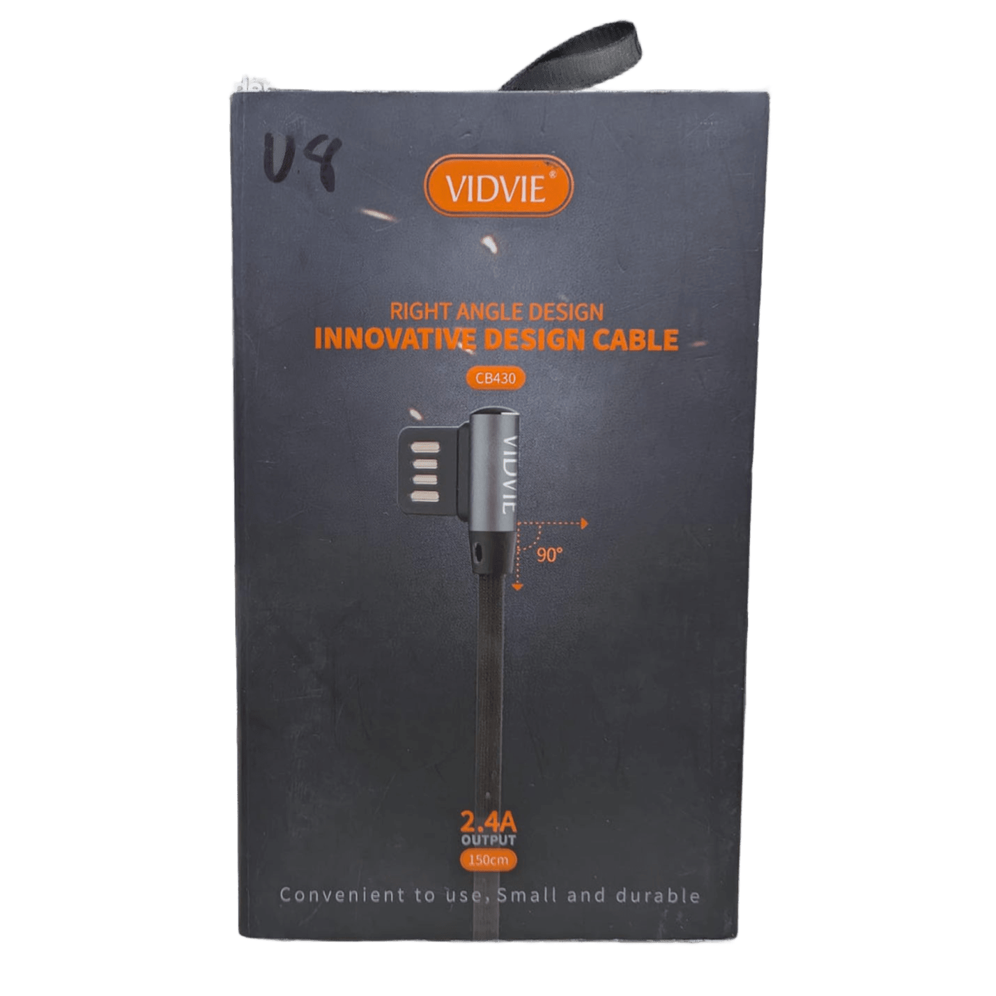 Cable Vidvie CB430 Diseño Angular 90° USB