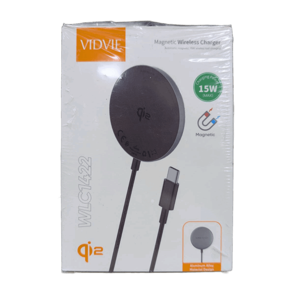 Cargador Inalámbrico Magnético Vidvie WLC1422 Qi2 15W USB-C