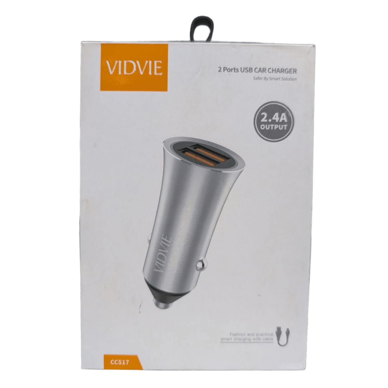 Cargador para Carro Vidvie CC517 Doble Puerto USB 2.4A