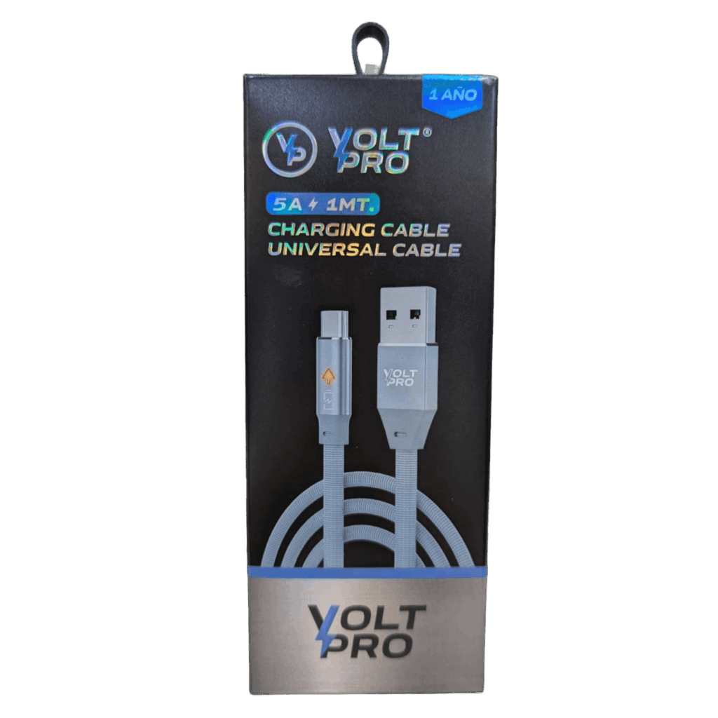 Cable Voltpro USB a USB-C 5A 1 Metro