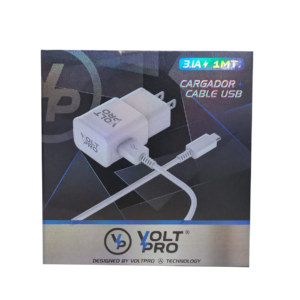 Cargador Voltpro 3.1A con Cable USB Tipo C 1 Metro
