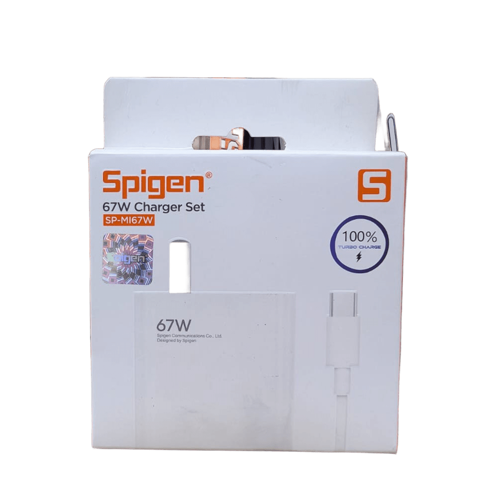 Cargador Spigen SP-MI67W 67W con Cable USB-C