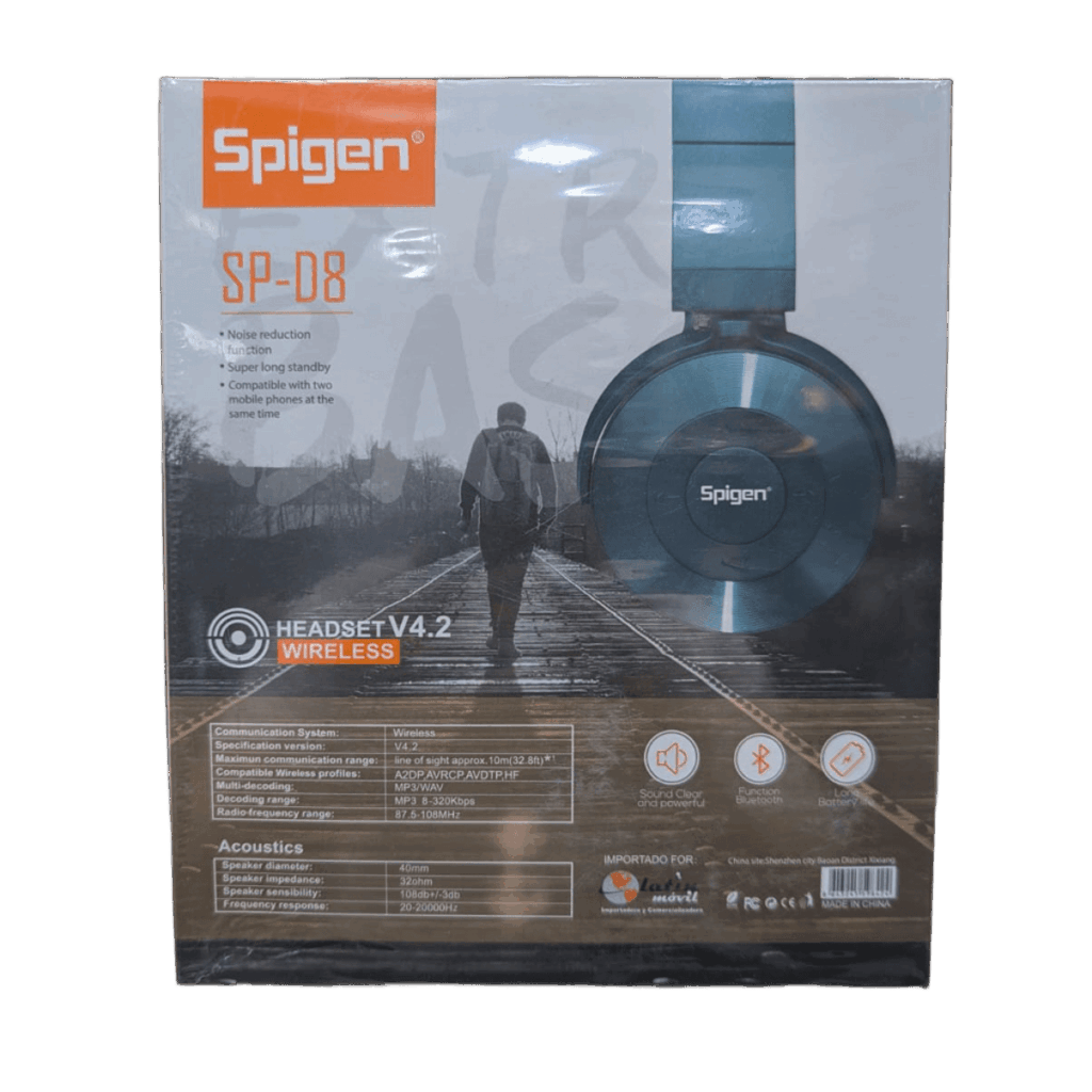Audífonos Bluetooth Spigen SP-D8 Wireless V4.2